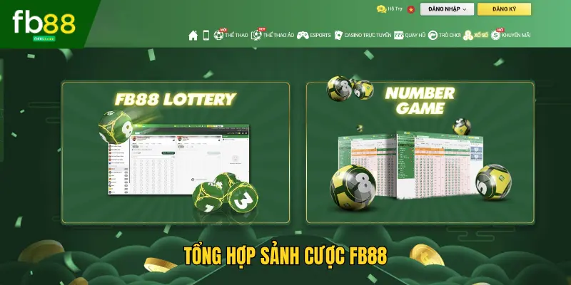 Tổng hợp sảnh cược được nhà cái Fb88 cung cấp